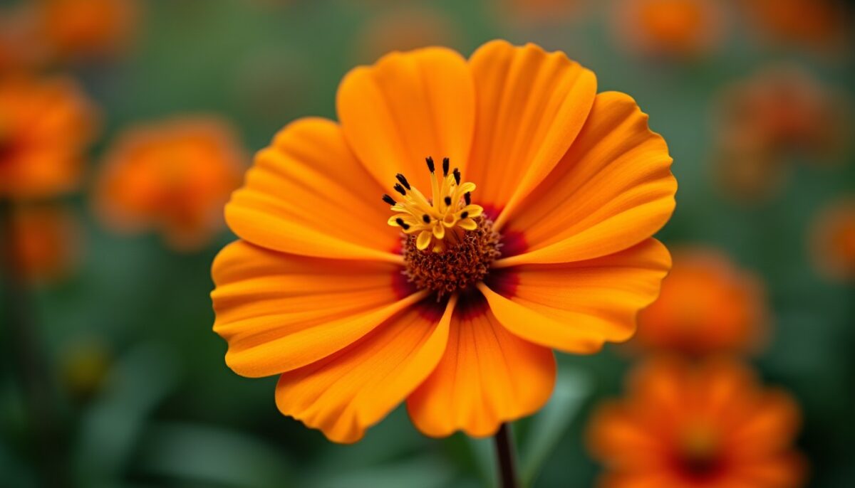 Fleurs orange éclatantes : les meilleures variétés pour un jardin vibrant et lumineux