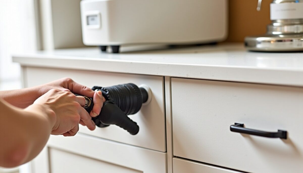 Comment réparer efficacement un meuble de cuisine arraché du placo : astuces et solutions