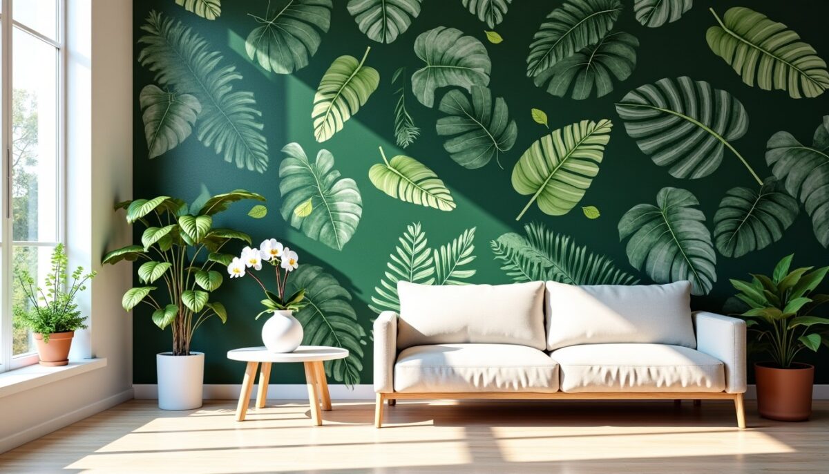 Papier peint végétal : invitez la nature à s&rsquo;épanouir au cœur de votre intérieur