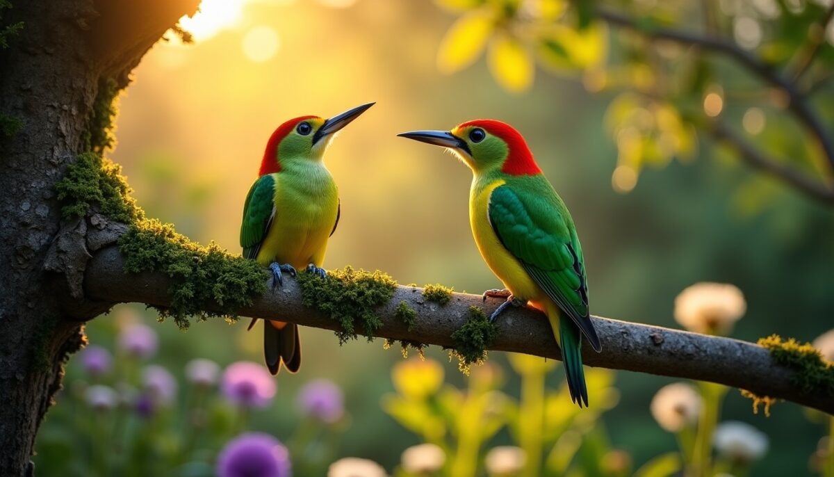 Le pivert dans le jardin : découvrez sa signification spirituelle et son symbolisme