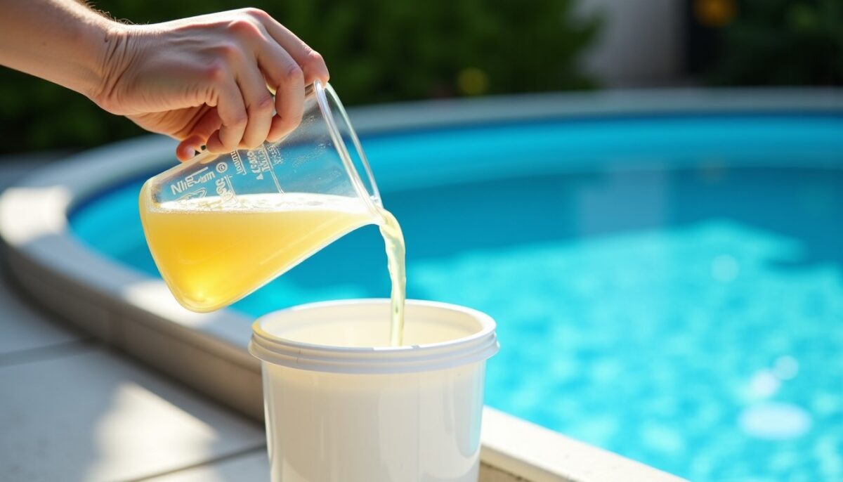 Comment doser l’eau de javel pour une piscine de 50 m³ : guide de calcul et recommandations essentielles